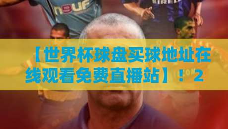 【世界杯球盘买球地址在线观看免费直播站】！2026年观赛新姿势全解析