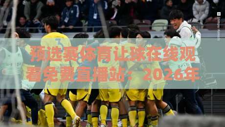 预选赛体育让球在线观看免费直播站:2026年观赛防坑指南与私藏网址