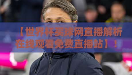 【世界杯买球网直播解析在线观看免费直播站】！2026年看球别踩坑，这些门道你得懂