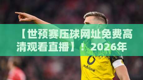 【世预赛压球网址免费高清观看直播】！2026年球迷必备：五大免费高清直播渠道实测对比