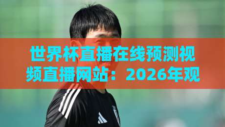 世界杯直播在线预测视频直播网站：2026年观赛与竞猜，这一篇就够了