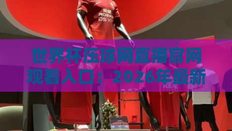 世界杯压球网直播官网观看入口：2026年最新实测验证的官方入口与安全观赛指南