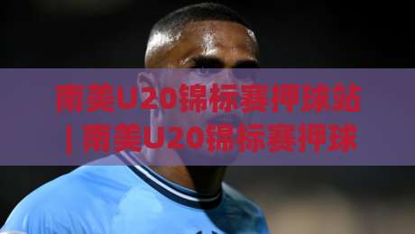 南美U20锦标赛押球站 | 南美U20锦标赛押球站新视角：场景化预判如何帮你读懂青年足球的节奏密码-最全手机信誉体球网半全场动画水位精彩片段流畅代理