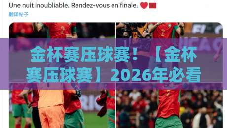 金杯赛压球赛！【金杯赛压球赛】2026年必看的投注避坑指南与冷门策略