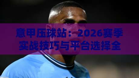 意甲压球站:2026赛季实战技巧与平台选择全攻略