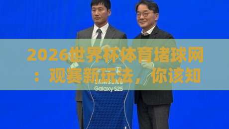 2026世界杯体育堵球网：观赛新玩法，你该知道的那些事儿